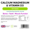 Lindens - Calcium Magnesium & Vitamin D - 120 Tablets
