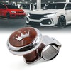 uxcell Brown Crown Pattern Design Steering Wheel Knob Power Handle