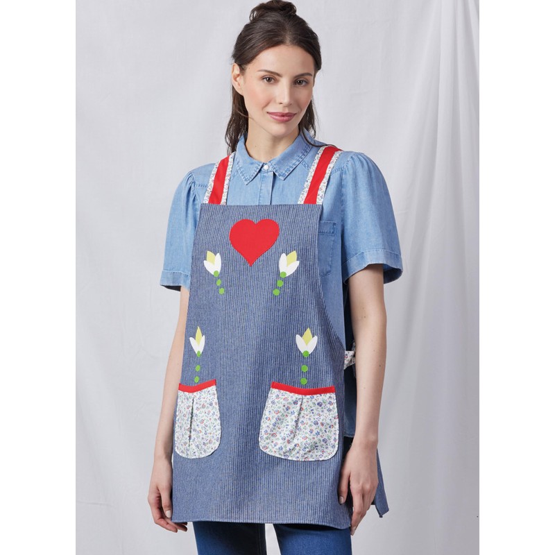 SIMPLICITY Sewing Pattern SS3119A Children and Misses' Aprons and Kitchen
