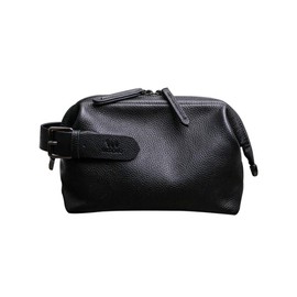 Whatna hs-1514 2-Way Handle, Drum Type, Cowhide Leather, Second Bag, Men's Bag, Clutch Bag, Small Box Type, Double Zipper, Thick, Book, Leather, Wedding, Formal, Business, Funerals, For Men,