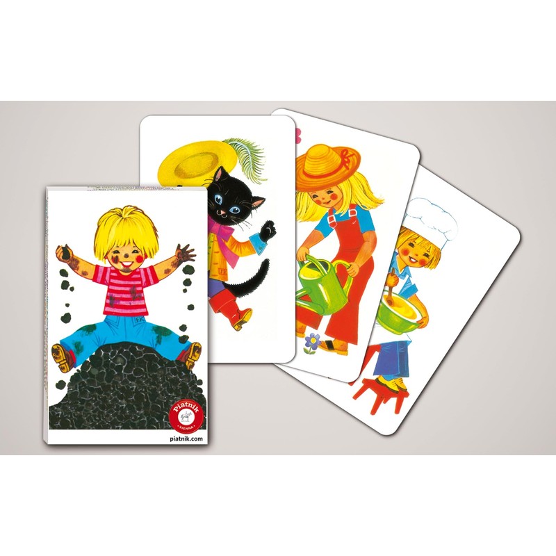 Piatnik 4277 - Kartenspiel Schwarzer Peter - Neue Kinderbilder, Schwarz