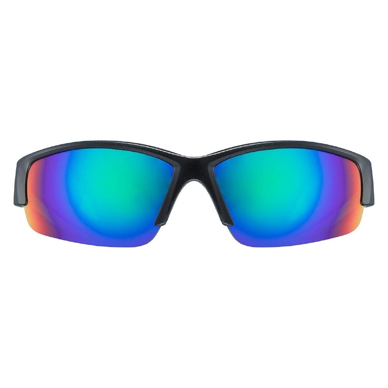uvex sportstyle 215, occhiali sportivi unisex, specchiato, comfort senza pressione