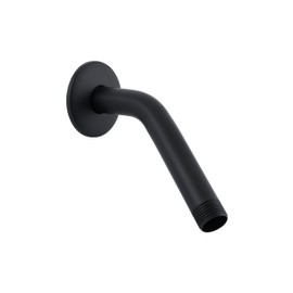 DICA 4554.2 Brazo Corto con Chapetón para Regadera, Negro Mate