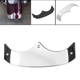 Unbranded Motor Smooth Chrome Rear Fender Tip Trim Fit For Harley Fat Boy FLSTF EFI FLSTFI