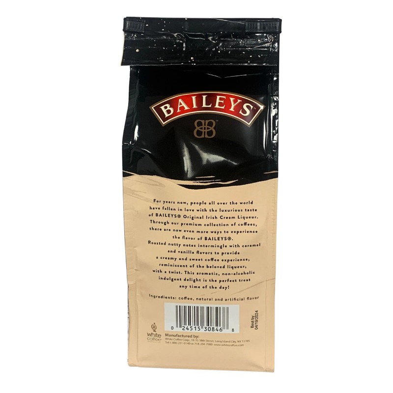 Baileys Irish Cream Hazelnut Flavored Non Alcoholic Ground Coffee -