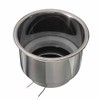 ZONADA 12V LED Stainless Steel Cup Drink Holder 2PCS Blue