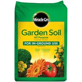 Miracle-Gro Garden Soil All Purpose, For In-Ground Use, Feeds up to 3 Months, Amends Vegetable, Flower and Plant Beds, 1 cu. ft.