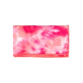 Funky Junque Large Soft Warm Lightweight Baby Throw Blanket for Toddler Bed, Strollers, Naps, Daycare Preschool Baby Throw Blanket - Tie Dye - Fuchsia/Pink