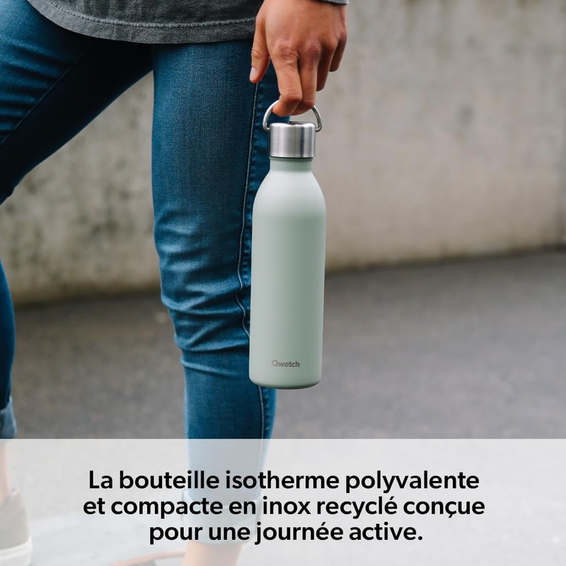 Qwetch 1 Litre Matte Garnet Insulated Flask