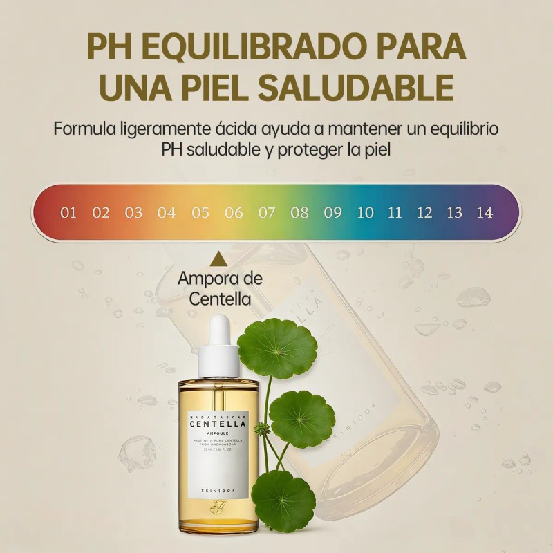 Skin1004 Ampolla Centella Asiática Madagascar Calmante 55ml