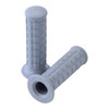 Rubber Grip Set Handlebar Grips Grey 22/24 mm Handlebar Retro