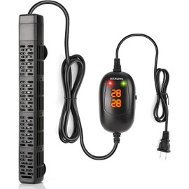 HiTauing 300W Aquarium Heater, 300W Submersible Fish Tank Heater with Over-Temperature Protection and Automatic Power-Off When Leaving Water for Saltwater and Freshwater (AU Plug Included)