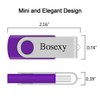 USB Flash Drive 2GB 5PCS, Bosexy Thumb Drive Swivel USB