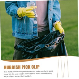 CIYODO Bamboo Litter Picker 19.3 Inch Trash Clamp with Ergonomic Handle for Household and Outdoor Cleanup Lightweight Garbage Grabber Tool for Seniors