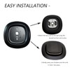 Thermostat Decorative Wall Plate Bracket Black for New 2022 Ecobee