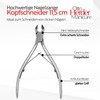 Head Cutters with Short Head 11.5 cm Stainless Hardened Steel Foot