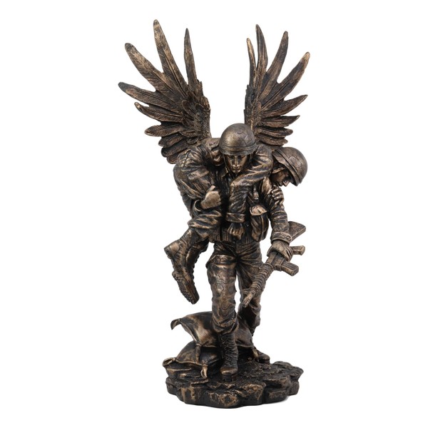 Ebros Gift Hacksaw Ridge Guardian Angel Military Soldier Carrying A