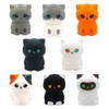 [Random 4 Blind Boxes] Vinyl Small Cute Animals Characters Figures