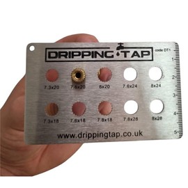 Dripping Tap Disc Cartridge Teeth Diameter Spline Measuring Plumbing Gauge Tool