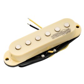 Wilkinson High Output Ceramic Single Coil Bridge Pickup for Strat Style Electric Guitar, Cream