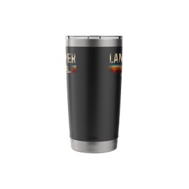 Landscaper Landscaping Landscape Architect Retro Vintage Stainless Steel Insulated Tumbler