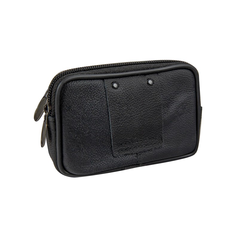 Leather Belt Bag, black, Belt bag