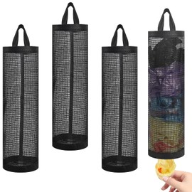 4 Dispensadores De Bolsas De Basura, Organizador De Bolsas De Plástico, Para Cocina y Baño, Organizador De Despensa Para Hogar y Oficina, Ahorro De Espacio y Fácil Acceso a Bolsas