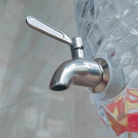 Stainless Steel Beverage Jar Dispenser Replacement Spigot Faucet, Spigot For Beverage Dispensers - Durable Outdoor Water Faucet For Sun Tea Jars, Perfect For Parties & Camping 16mm（5/8 inch）