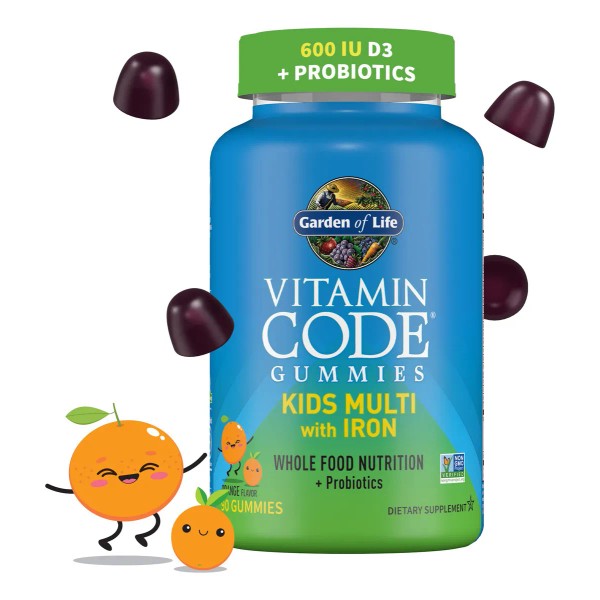 Gominolas Multivitamínicas Garden Of Life Kids Con Hierro Y