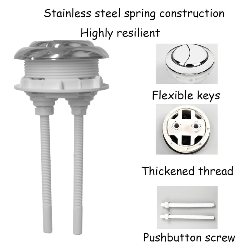 58mmToilet Tank Push Button Toilet Button Dual Push Flushing Toilet