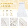 FUHSY White Aisle Runner Carpet Runner for Party 5x20 FT