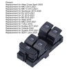 Door Window Master Control Switch 5G0 959 857 D Black