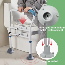 4 PCS Replacement Feet for Shower Chair, 1-1/8" I.D Rubber Feet Pads Universal Fit Shower Chair, Bath Bench Legs, Toilet Seat Leg Tips Large Suction Cup Feet for Bedside Commode Chair Seat