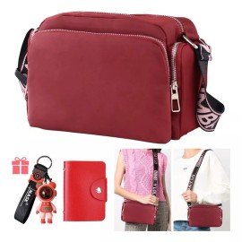 HH Bolso Bandolera Bolso Crossbody Para Mujer Con Bolsillo Moda