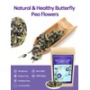 TeeLux Butterfly Pea Flower Tea, Non-GMO, Natural, Premium Dried Butterfly
