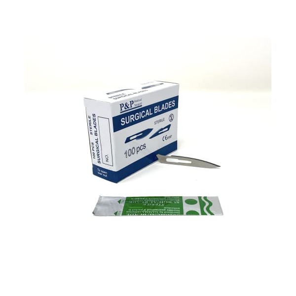 Disposable Surgical Scalpel Blades Sterile Size 36 High Grade Carbon