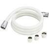KVK PZKF2SSIL-2 Water Saving Shower Hose, White, 3.6 ft (1.6