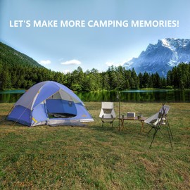 ASFANES 2 Person Waterproof Tents for Camping Easy Setup Outdoor Portable Backyard Camping Tents Suitable for Car Camping, Backpacking, Hiking, Picnic or Fishing, Navy Blue