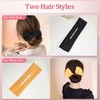 Hair Bun Maker Set - 6Pcs Deft Bun Twister, Flexible