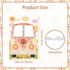 U-Vathing Hippie Bus Photo Prop Groovy Party Decorations, Fabric Two
