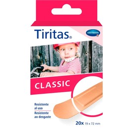 Betafar Classic Plasters: Dressing to Protect Small Wounds, Anatomical and High Breathability; 19 x 72 cm; Pack of 20