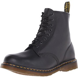 Dr. Martens, 1460 Nappa Leather 8-Eye Boot for Men and Women, Black, 9 US Women/8 US Men