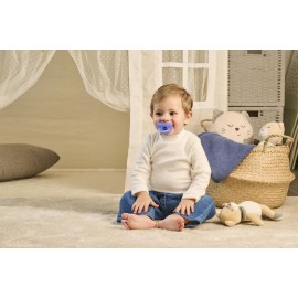 Chicco Chupón Pshysioforma Soft Verde Azul 6-16m 2pzs