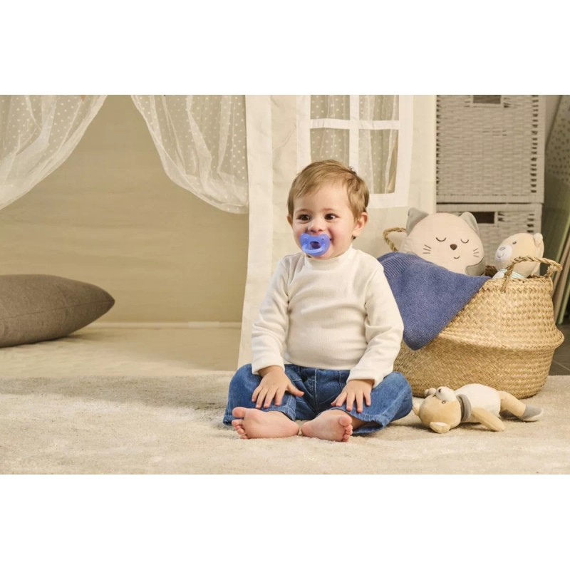 Chicco Chupón Pshysioforma Soft Verde Azul 6-16m 2pzs