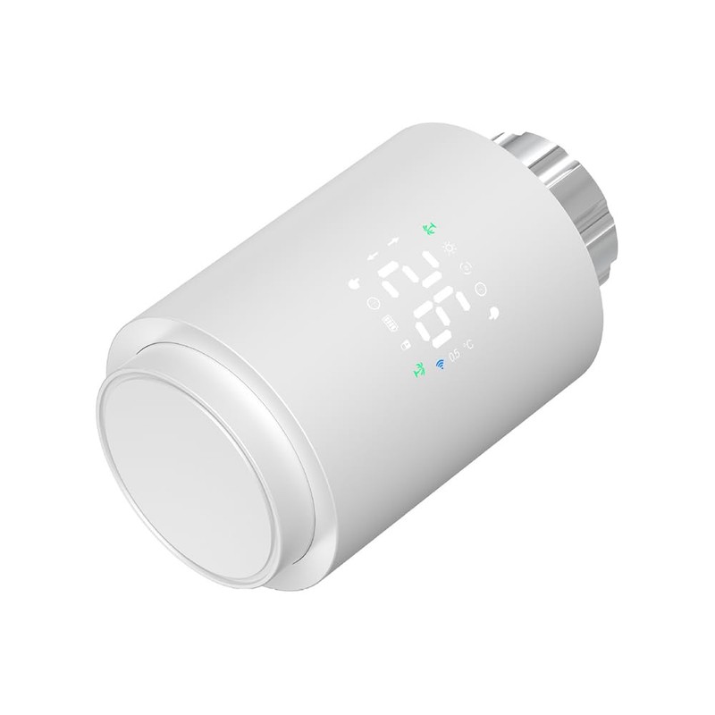 Tiardey Radiator Valve, Thermostatic Smart Radiator Valve with Adapter, Compatible