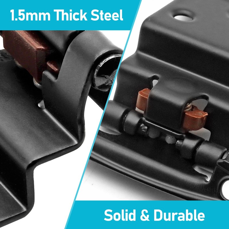 3/8" Inset Kitchen Cabinet Doors Hinges, 4 Pack 2 Pairs
