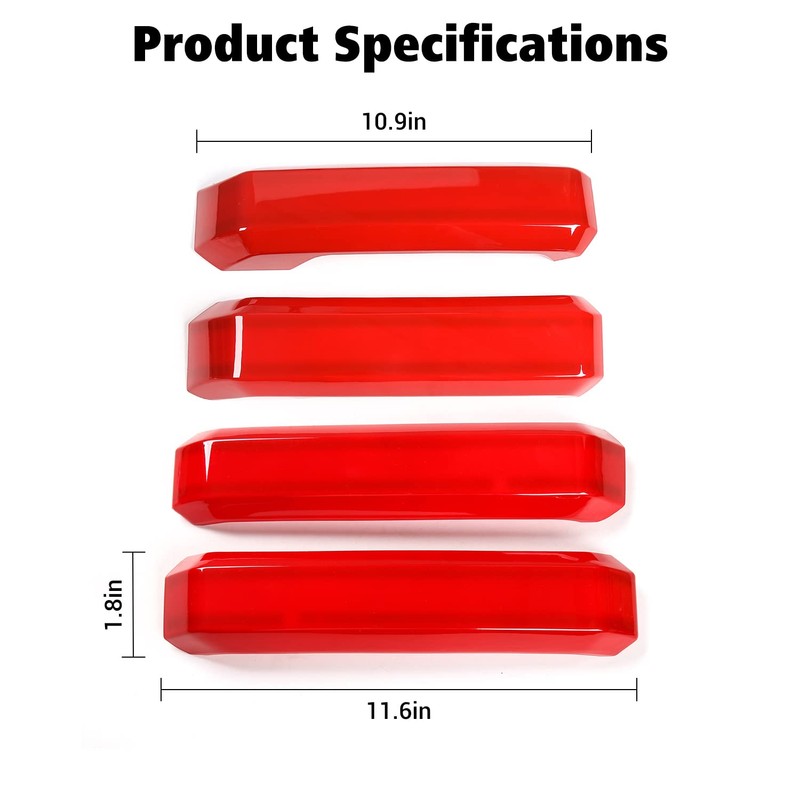 Voodonala Inner Door Handle Covers Trim for Ford F150 2015