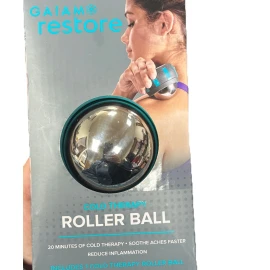 Gaiam Restore Cold Therapy Roller Ball 20 Mins of Cold Therapy Soothes Aches