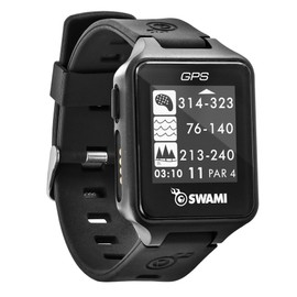 IZZO Golf Swami Golf GPS Watch, Black