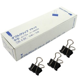 Sancake Com DB-4-BK-100 Double Clips, Small and Small, Pack of 10, 10 Boxes, Black